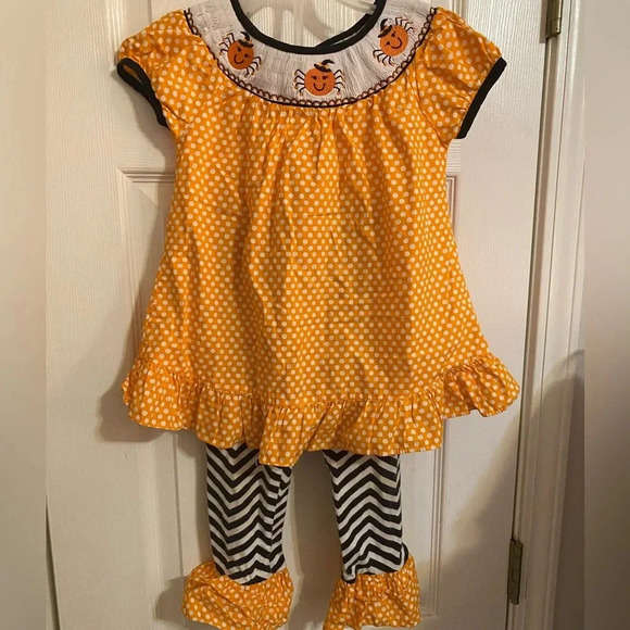 Emily Rose Smocked Halloween Outfit - Picture 1 of 8